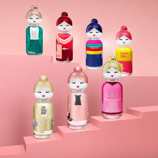 Kit Coffret Benetton United Colors Sisterland Blush Cherry Feminino Eau de Parfum